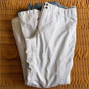Columbia White Ski/Snow pants